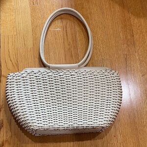 Cream Woven Bag